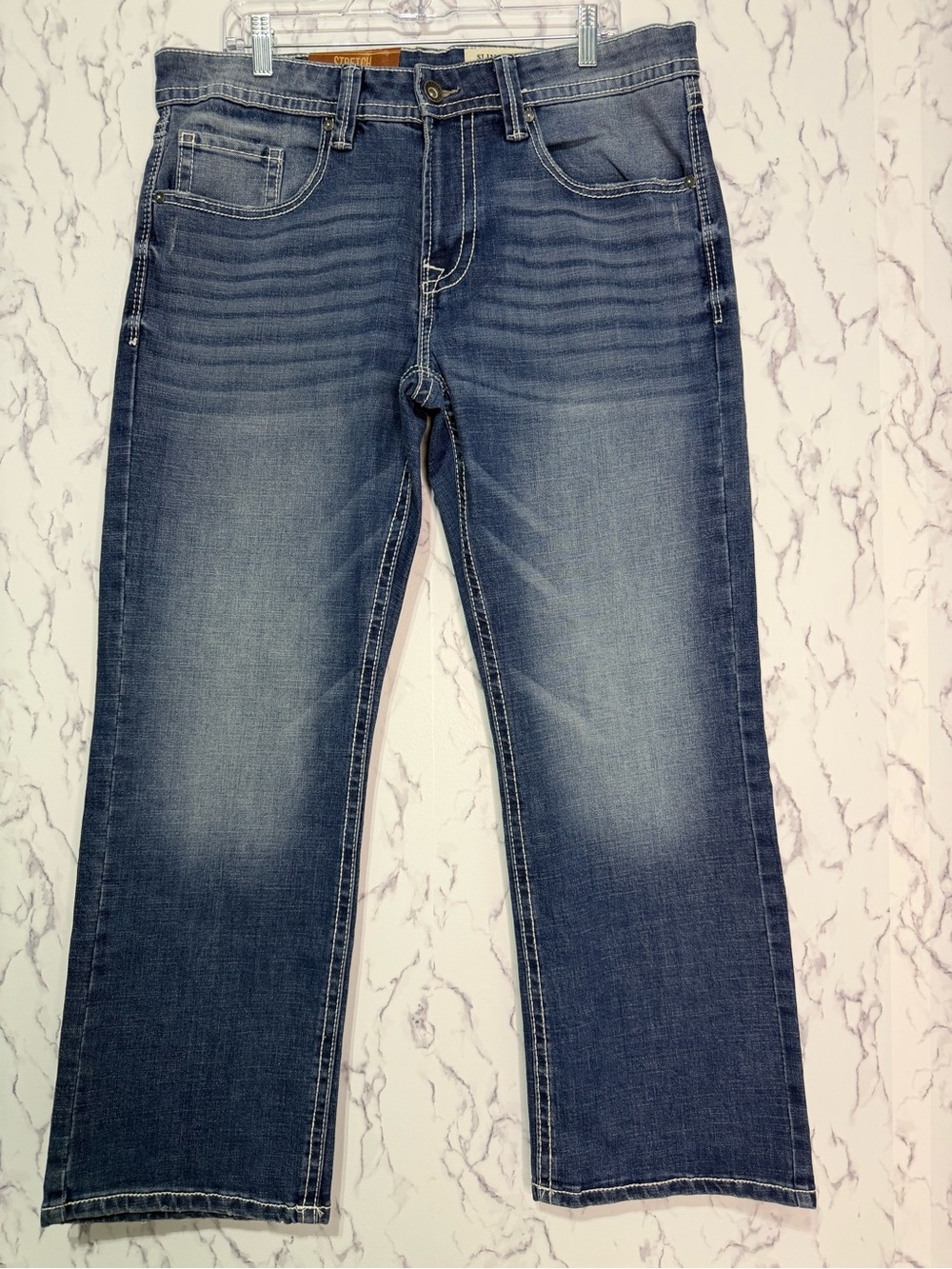Axel Men’s Slim Boot Jeans 38X32 Medium Wash NWT